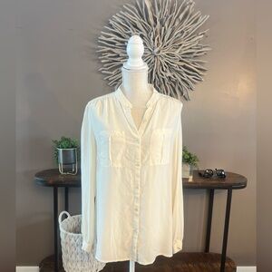 Nexx New York 100% silk bottom down top in cream